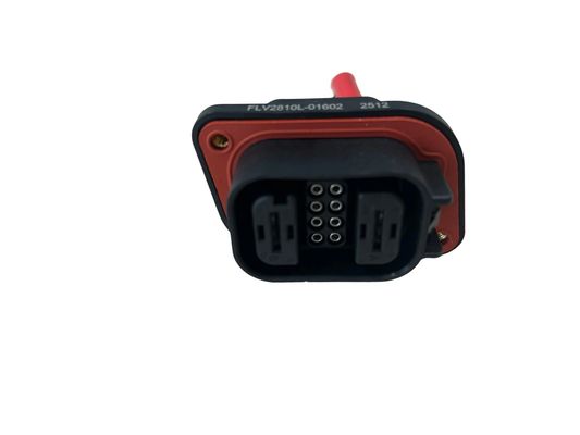 FLV2+8 ハイテンプハイブリッドコネクタ 80A 600VAC 工業用車両用ブラックABSホイジング