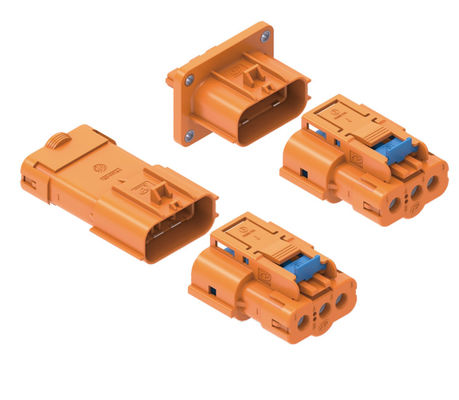 ネオパワー セキュアロック 3ピン 自動車用電源・信号コネクタ 800V/16A 防水 IP67 HVIL