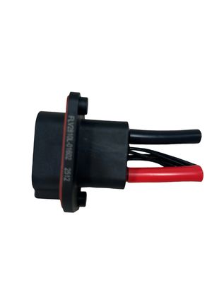 FLV2+8 ハイテンプハイブリッドコネクタ 80A 600VAC 工業用車両用ブラックABSホイジング