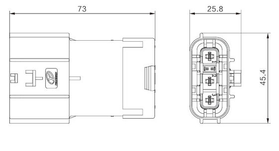 ネオパワー セキュアロック 3ピン 自動車用電源・信号コネクタ 800V/16A 防水 IP67 HVIL
