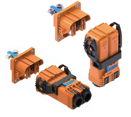 Neopower 高電流 300A 1000V 自動車用 2ピン電源コネクタ