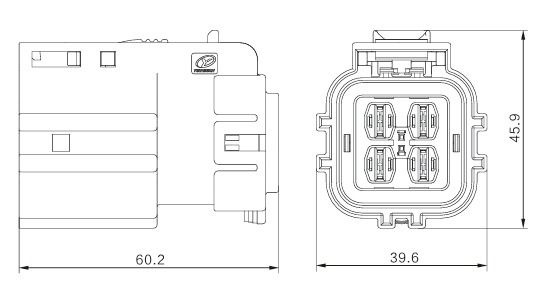 Neopower 800V 高電圧コネクタ IP67 防水自動車コネクタ