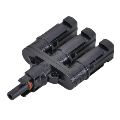 Neopower MC4 One-in-Three Plug & Socket – IP67 Waterproof 3-Way Solar Branch Connector for Photovoltaic Systems